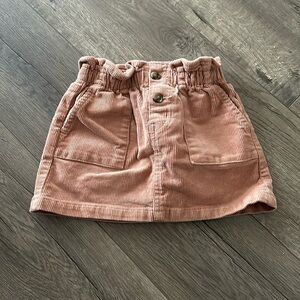 H&M girls corduroy skirt